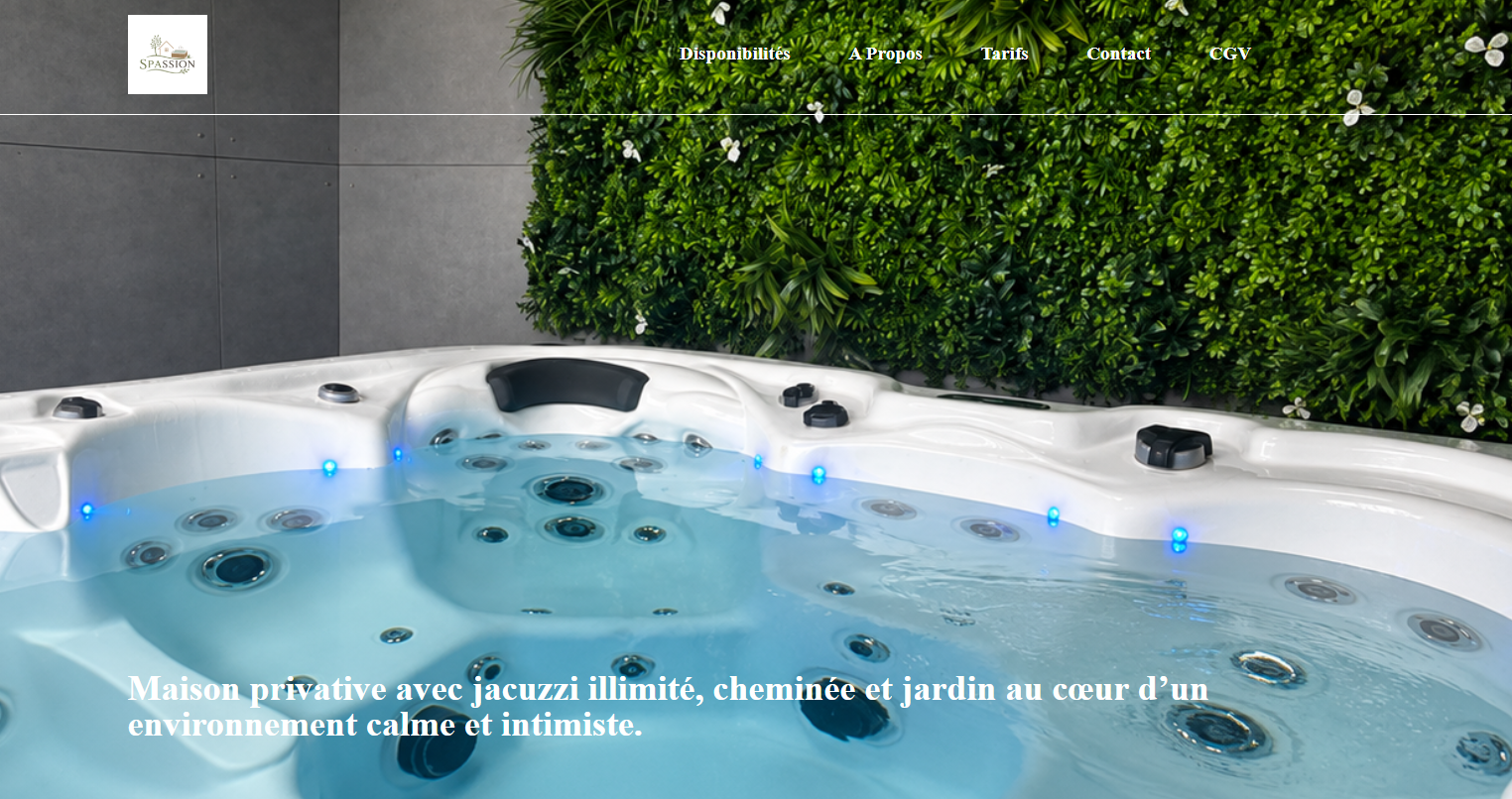 Création du site internet Spassion par Blue Com Agency